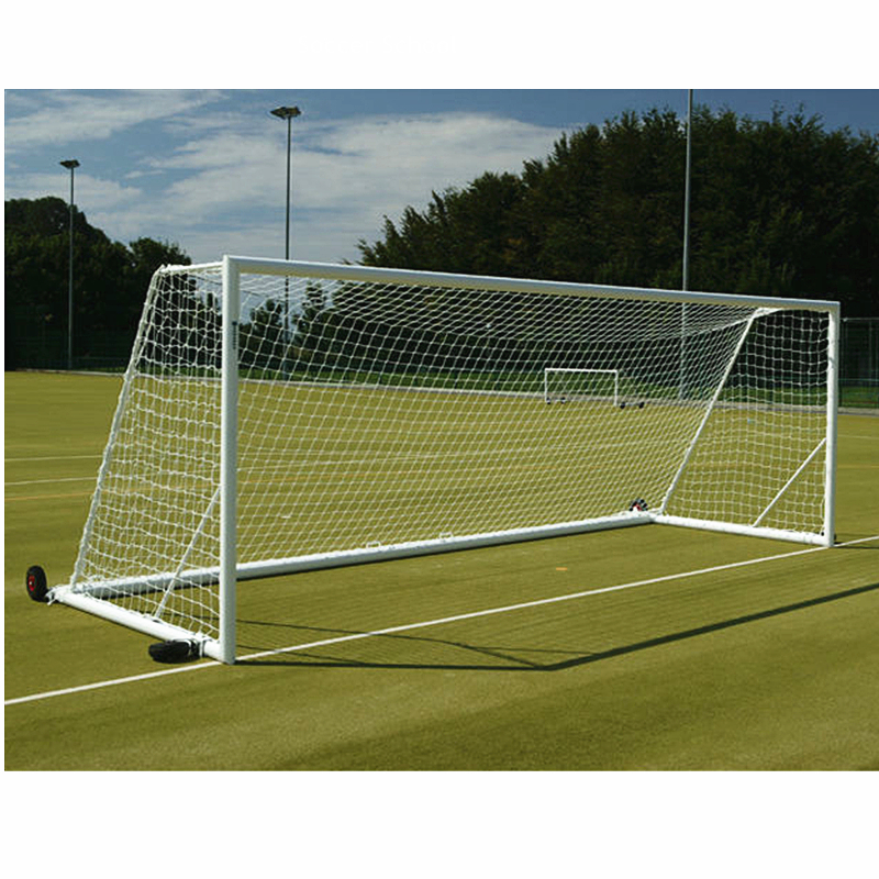 Aluminum soccer equipment goal post portable football goal with net