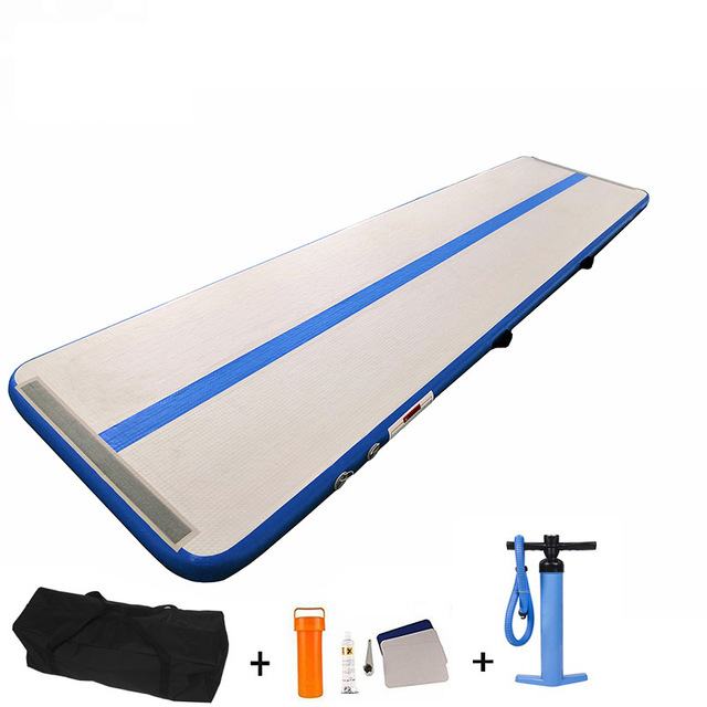 Long Air track Gymnastics training competition mat Jumping Mat Inflatable Tumbling Mat Wholesale