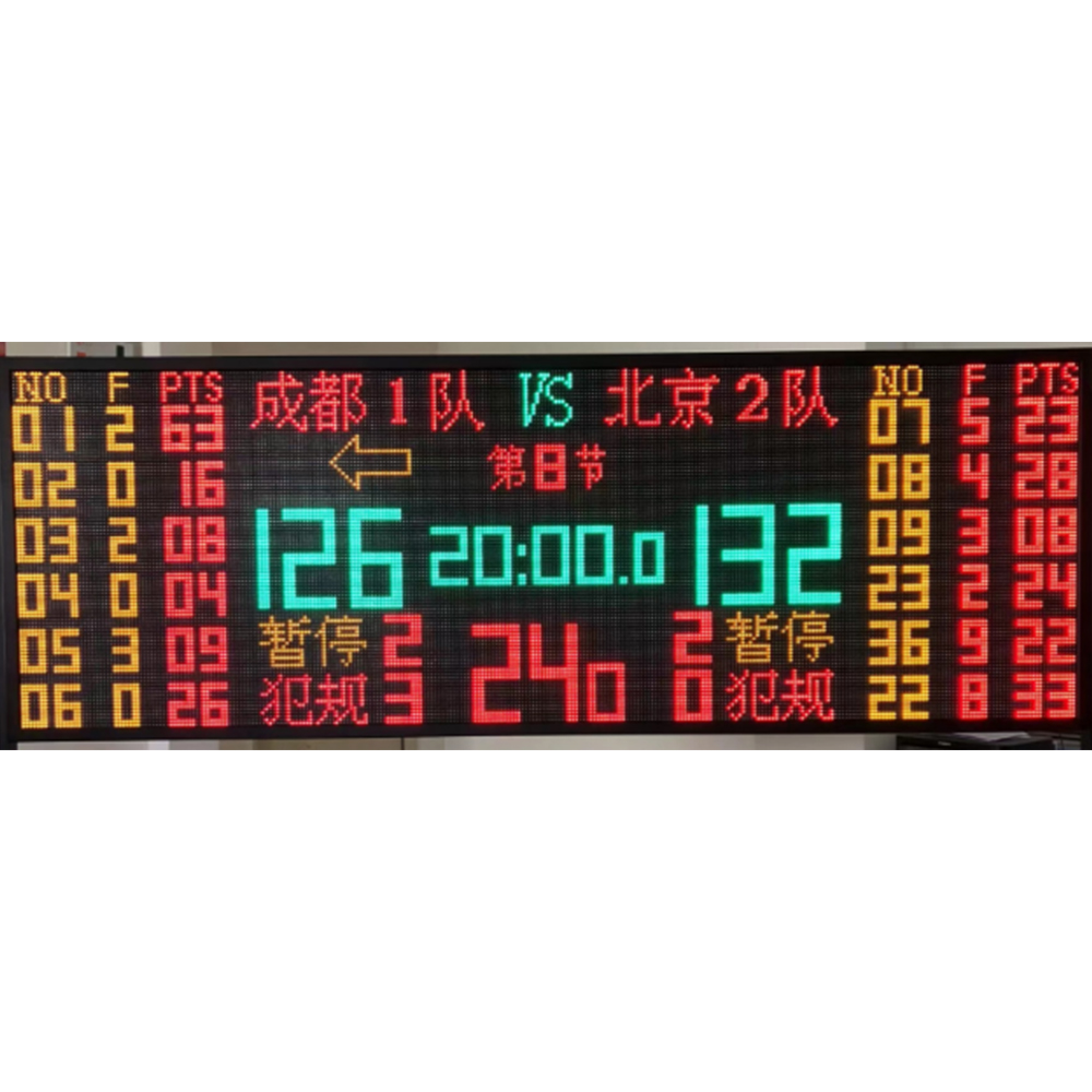 Best Price for Exercise Bars Gymnastics -
 LDK sports equipment Stadium Led Display 320mm*160mm Outdoor Electronic Scoreboard For Basketball – LDK
