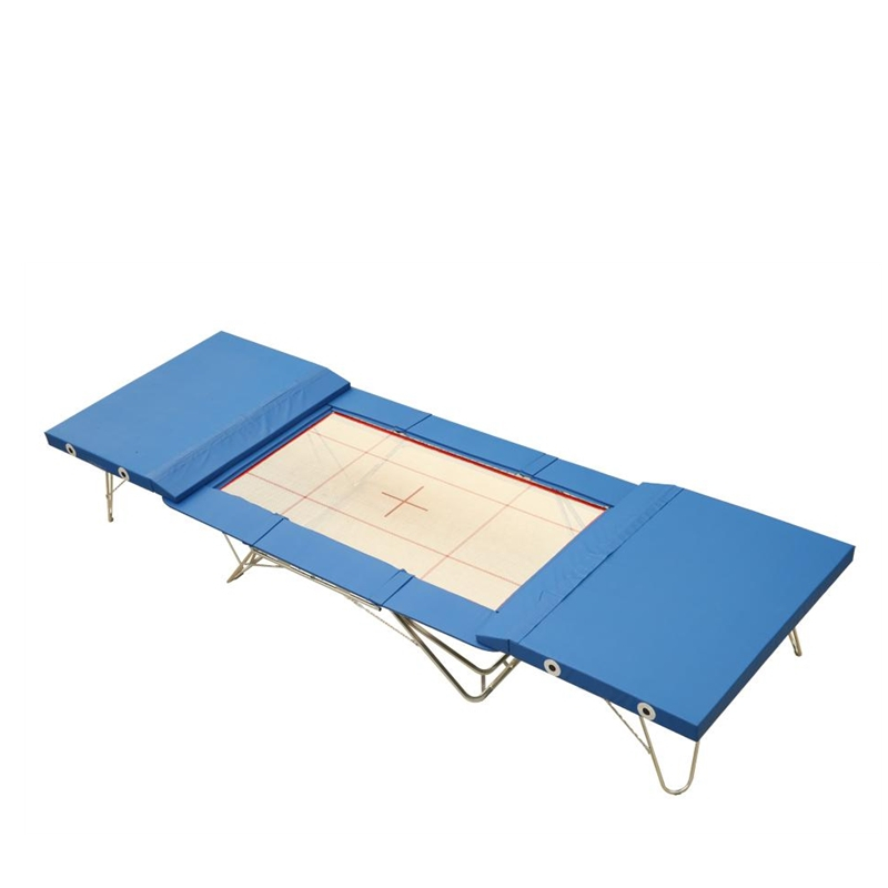 Wholesale Price China Airtrack Gymnastics Mat - Top grade Indoor gymnastic equipment long tumbling trampoline for competition – LDK