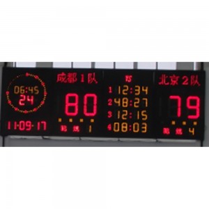 LDK sports equipment 2023 electronic led portable basketball scoreboard from China