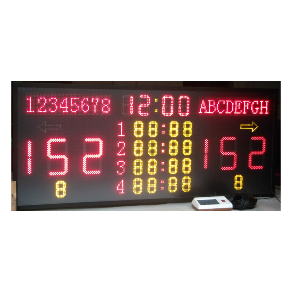 LDK Sportgeräte Basketball Anzeigetafel Elektronische 24s Countdown Ballspiel Fernbedienung Indoor Anzeigetafel