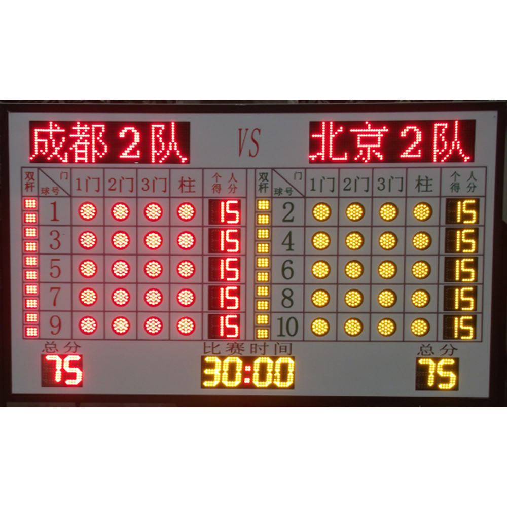 Wholesale Price China Park Soccer Field - LDK sports equipment waterproof led football scoreboard with electronic team name outdoor led digit scoreboard for football game – LDK