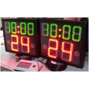 LDK sports equipment electronic led basketball scoreboard for FIBA