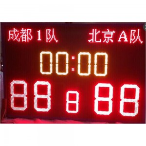LDK sports equipment Outdoor LED 6 Inch Electronic Scoring Screen Basketball Scoreboard Digital Football Scoreboard