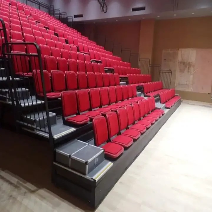 Customized Movable Sport Bleacher Grandstand Seats Stadium Retractable Bleacher