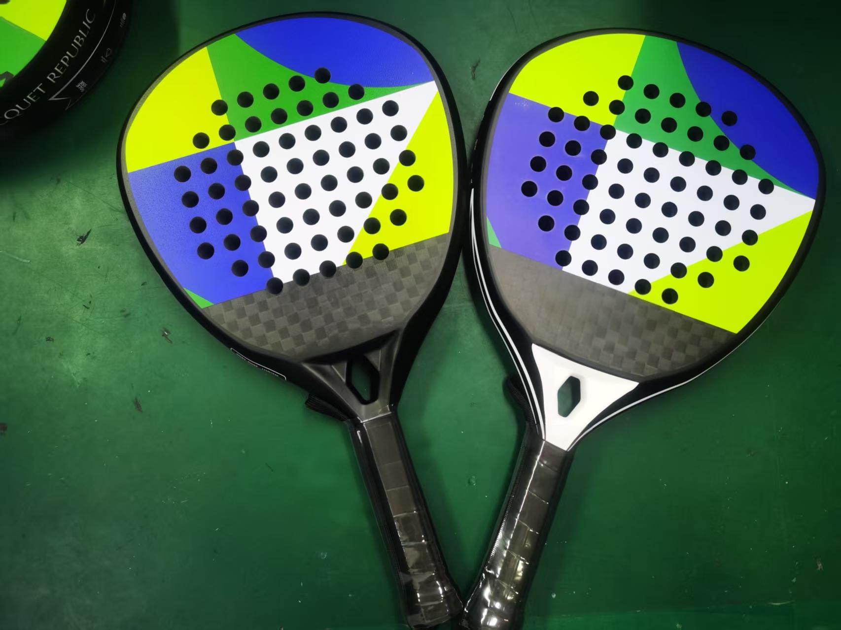 High Quality Customized Premium Professional Carbon Fiber Beach Padel Tennis Racket Padel Tennis Racket (8)
