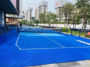 Competition Standard Pickleball Court Installation from Manufacturer