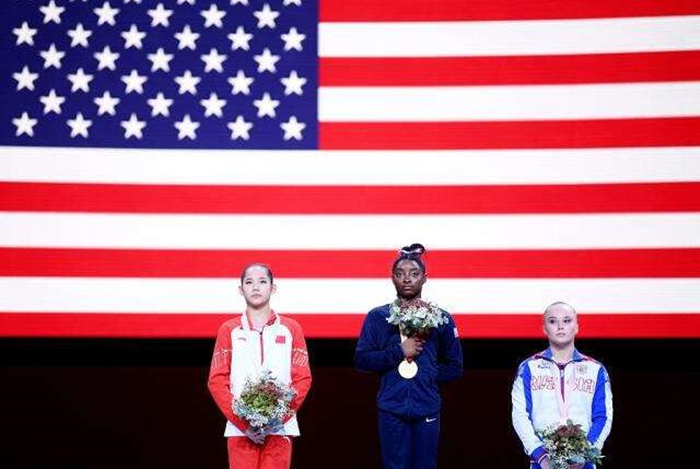 Tang Xijing won the silver medal in Gymnastics World Championships!