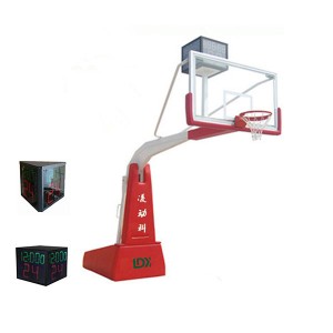 Professional Ushindani Vifaa Kukunja Portable Basketball Hoops Driveway