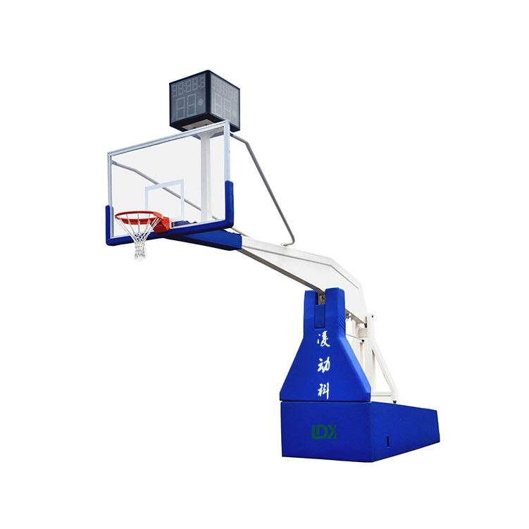Fiba Professional Basketball Equipment Electric Hydraulic Basketball StandHoop for Sale Featured Image
