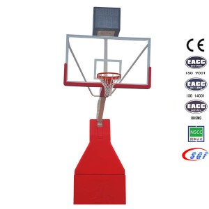 농구 장비 세트 전기 유압 접이식 농구 스탠드