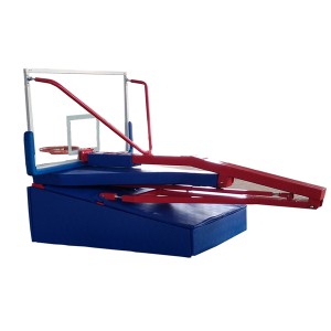 Basketball Training Sports Equipment Set Hydraulic Basketball Hoop Stand Portable