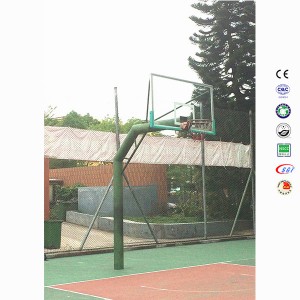 Cheap in-Ground Outdoor 10FT Basketball Post on Park or Backyard