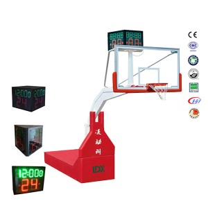 Basketball Equipment Set Electric Hydraulic Folding Basketball Stand