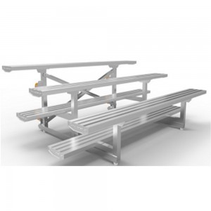 LDK sports equipment Stadium retractable bleachers system with comfortable front-folding seat premier vip spectator seating
