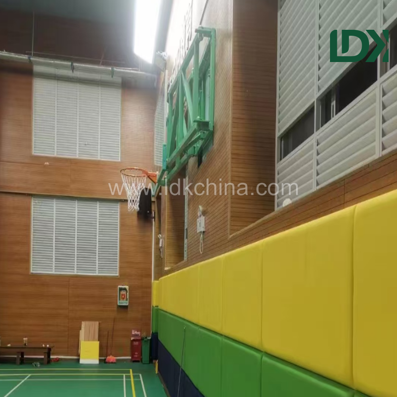 High Quality Heavy Duty Adjustable Wall Mounted Basketball Hoop with Tempered Glass Backboard Outdoor Training