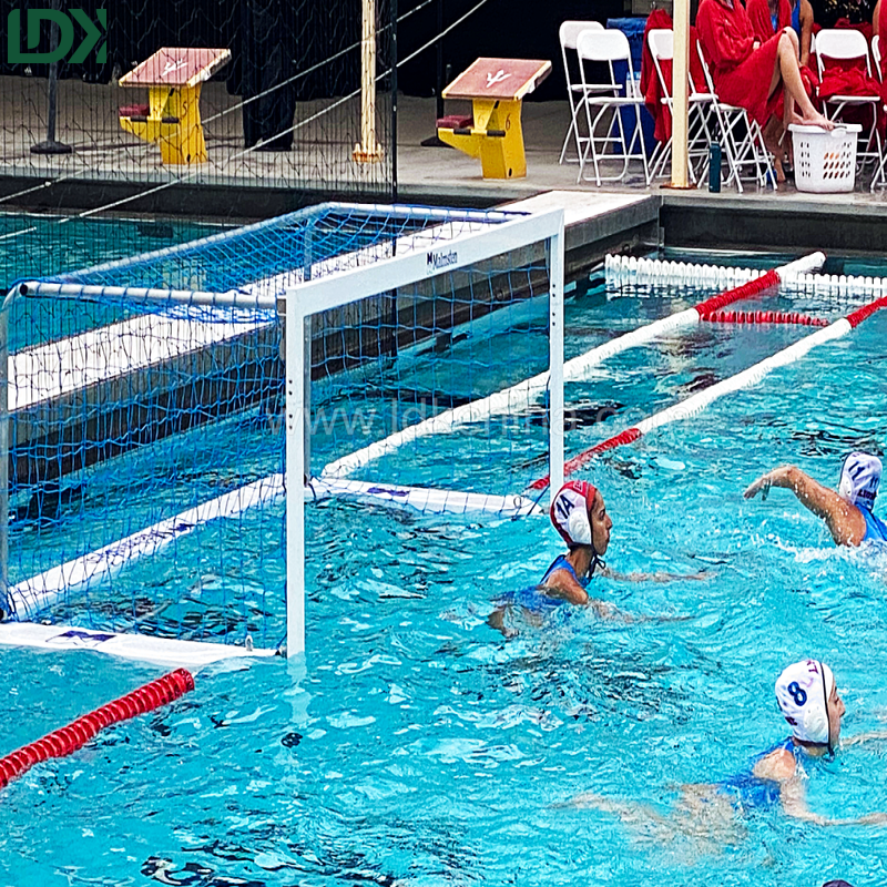 LDK Sports Equipment Custom Portable Floding Inflatable Water Football Goal Soccer Goals Inflatable Water Polo Goals