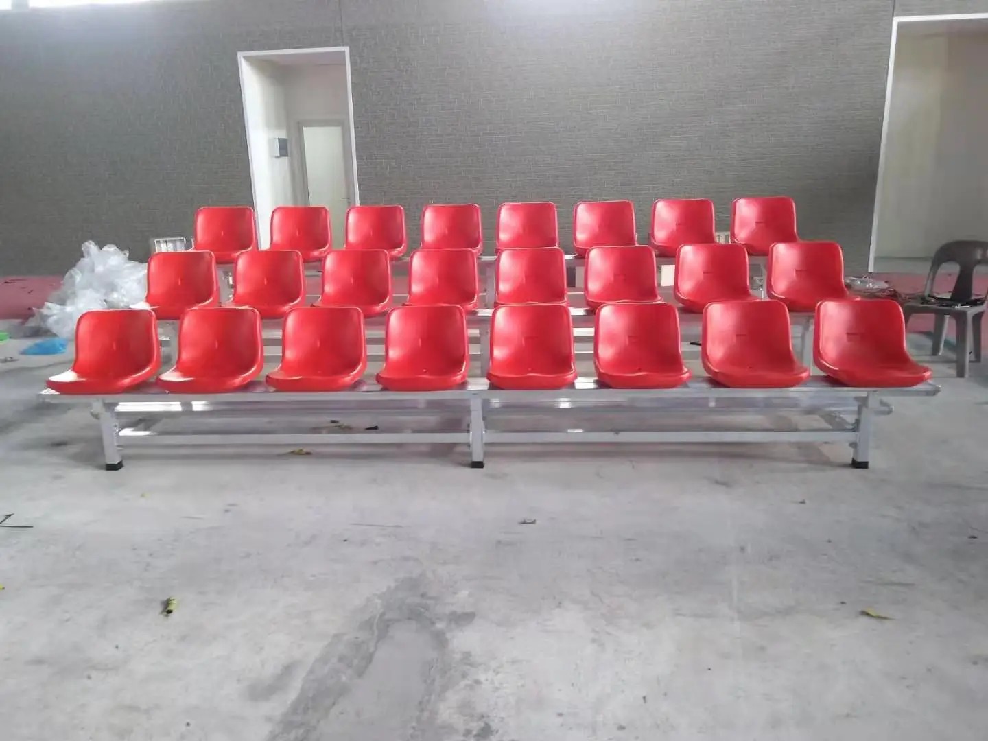 LDK Football Aluminum Stadium Bleachers Seating Bleachers Seat Aluminum Grandstand