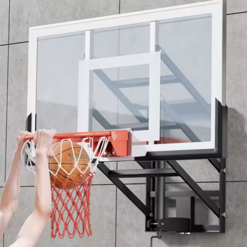 Wall Ceiling Mounted Height Adjustable Basketball Hoop Stand