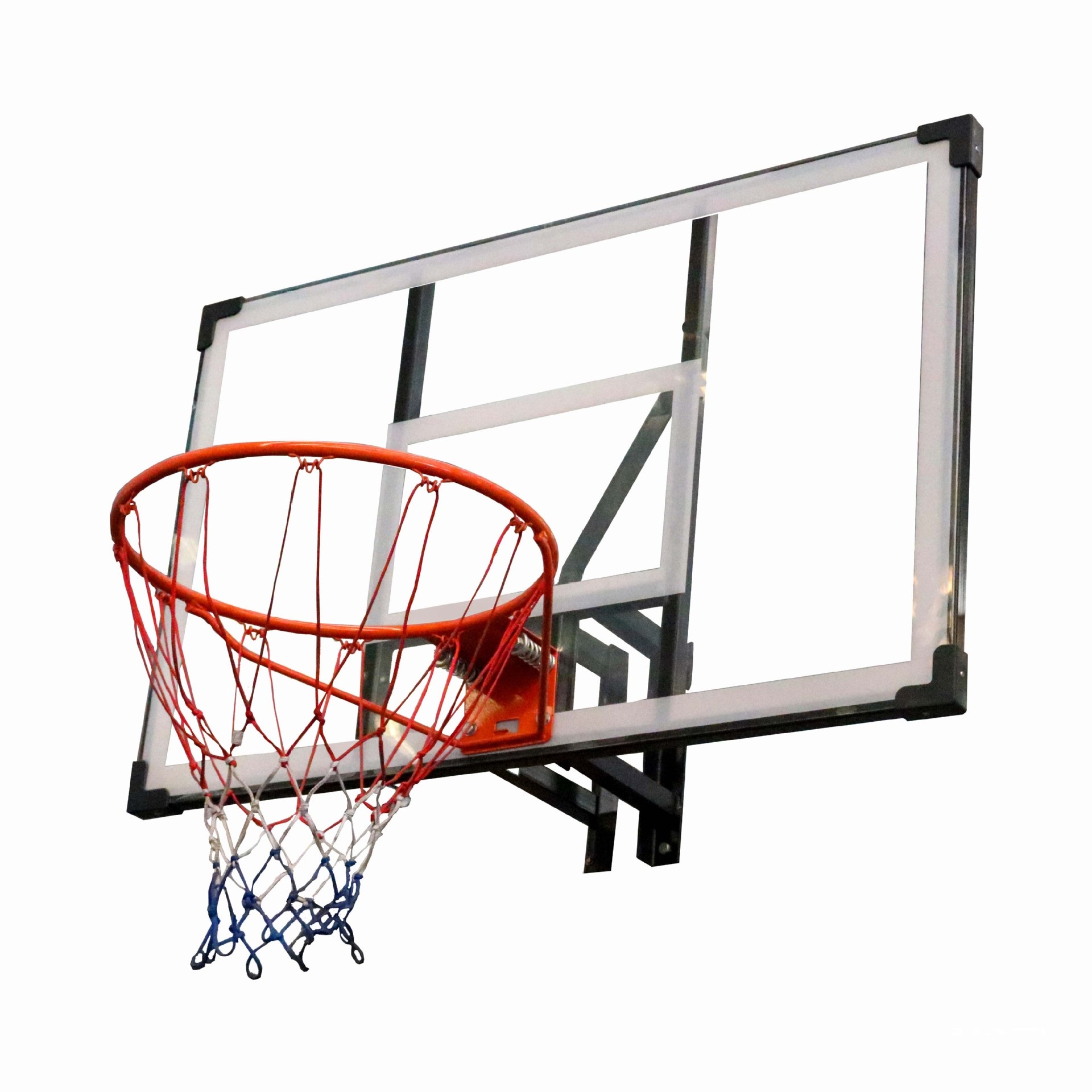 Wall Mounted Manual Height Adjustable Height Basketball Hoop Backboard
