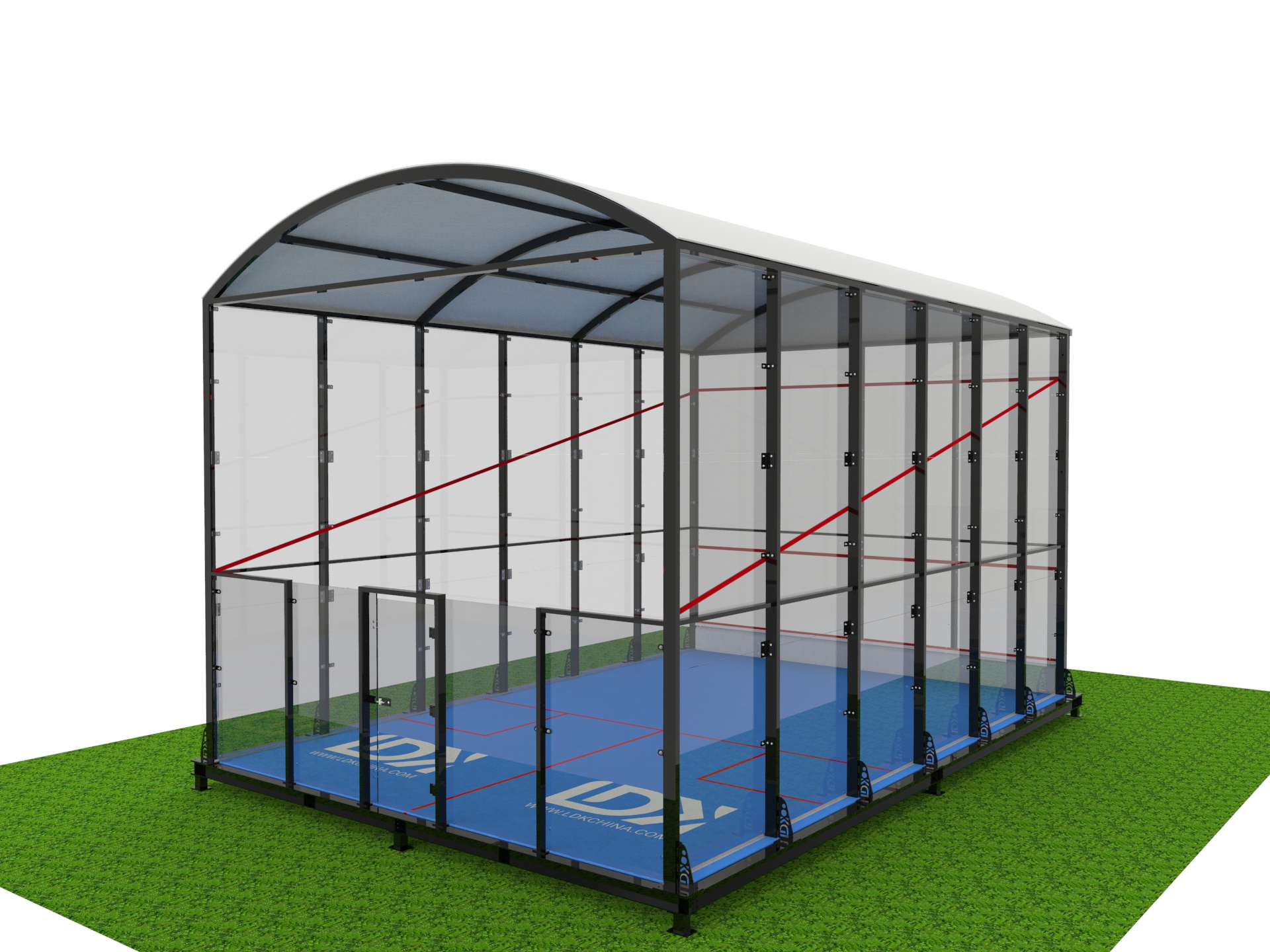 Indoor Squash Court with Durable Wall System for Training and Match