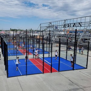 Factory Wholesale Padel fields court Padel Floor tennis court cancha de artificial grass for padbol