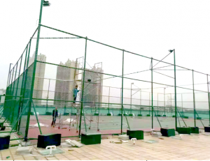 Portable Sports Field Fence With Full Set Sports Equipment/Detachable Sports pitch Steel Fence