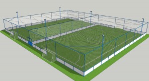 Soccer Field Sports Competition Cage/Professional Sports Field Sports Court/Sports Field Equipment