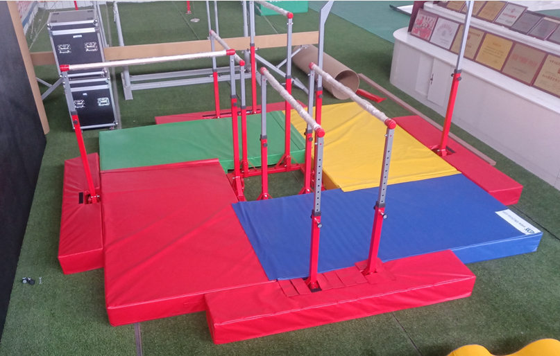 Factory Cheap Hot Gym Equipment Flexi Roll Tatami Judo Mats - Kids gymnastics bar steel adjustable gym uneven bar – LDK