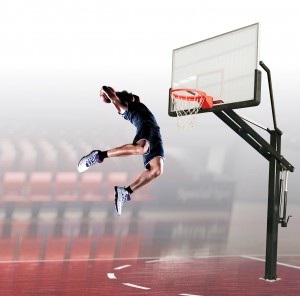 Outdoor Inground Basketball Stand Height Adjustable Basket Ball Goal/Hoops