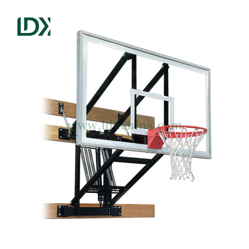 Professional Standard Indoor Basketball Hoop Stand Height Adjustable Foldable Wall Mounted Ceiling Basketball Hoop
