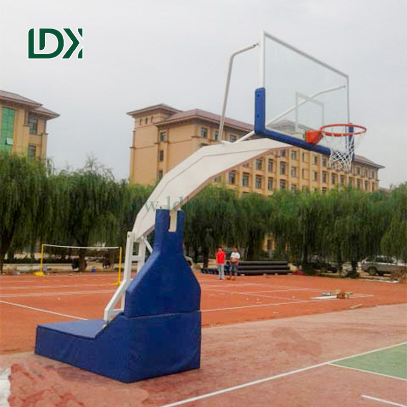LDK Factory Wholesale New Arrivals Electric Hydraulic Portable Basketball Stand System for home Featured Image
